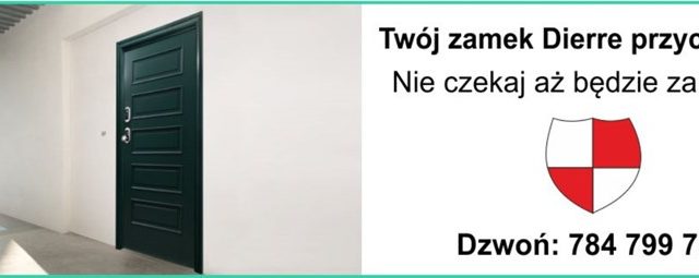 Dierre zablokowany zamek