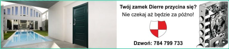 Dierre zablokowany zamek